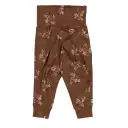 Pantaloni maro Flora pentru bebeluși