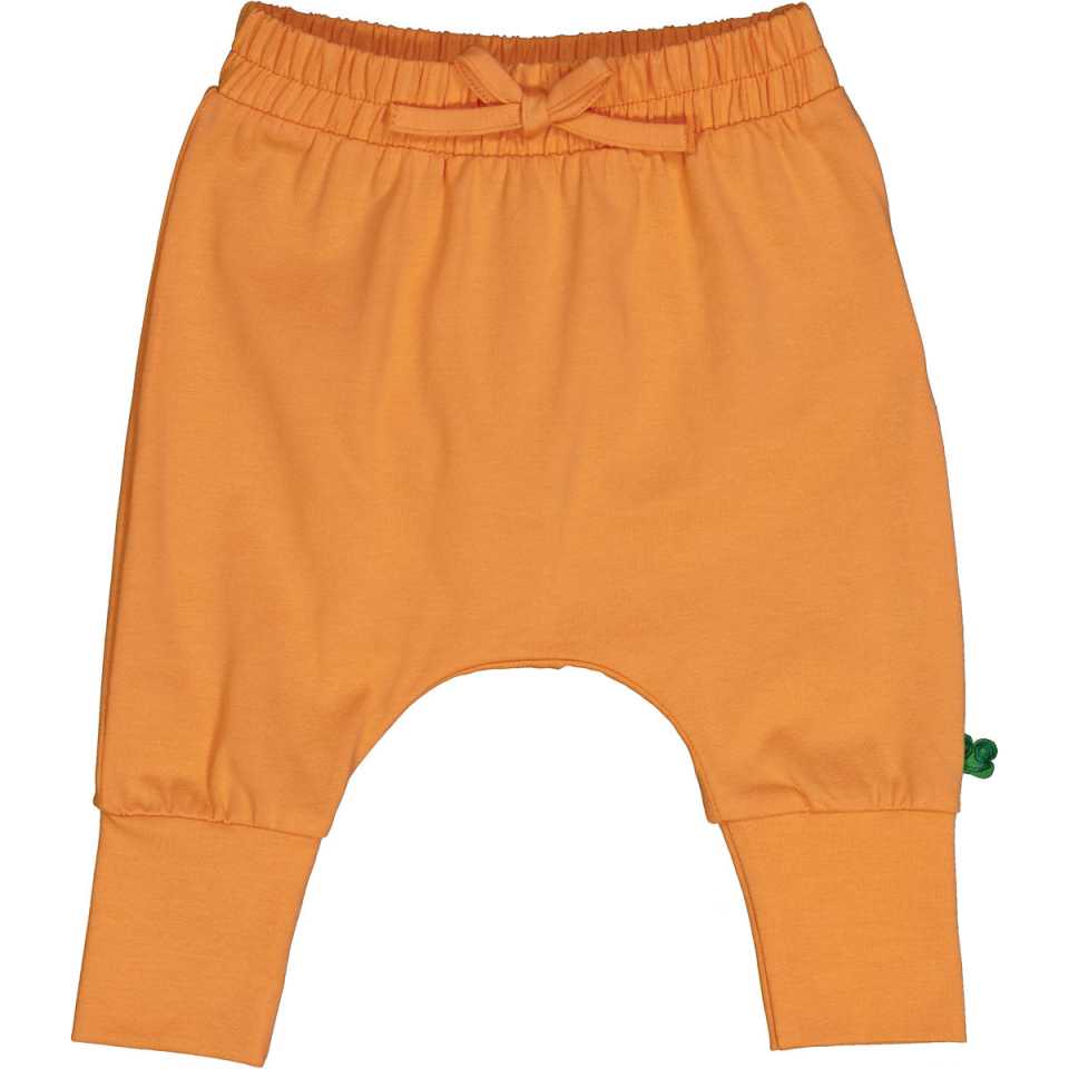 Pantaloni portocalii lejeri din bumbac organic