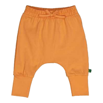 Pantaloni portocalii lejeri din bumbac organic