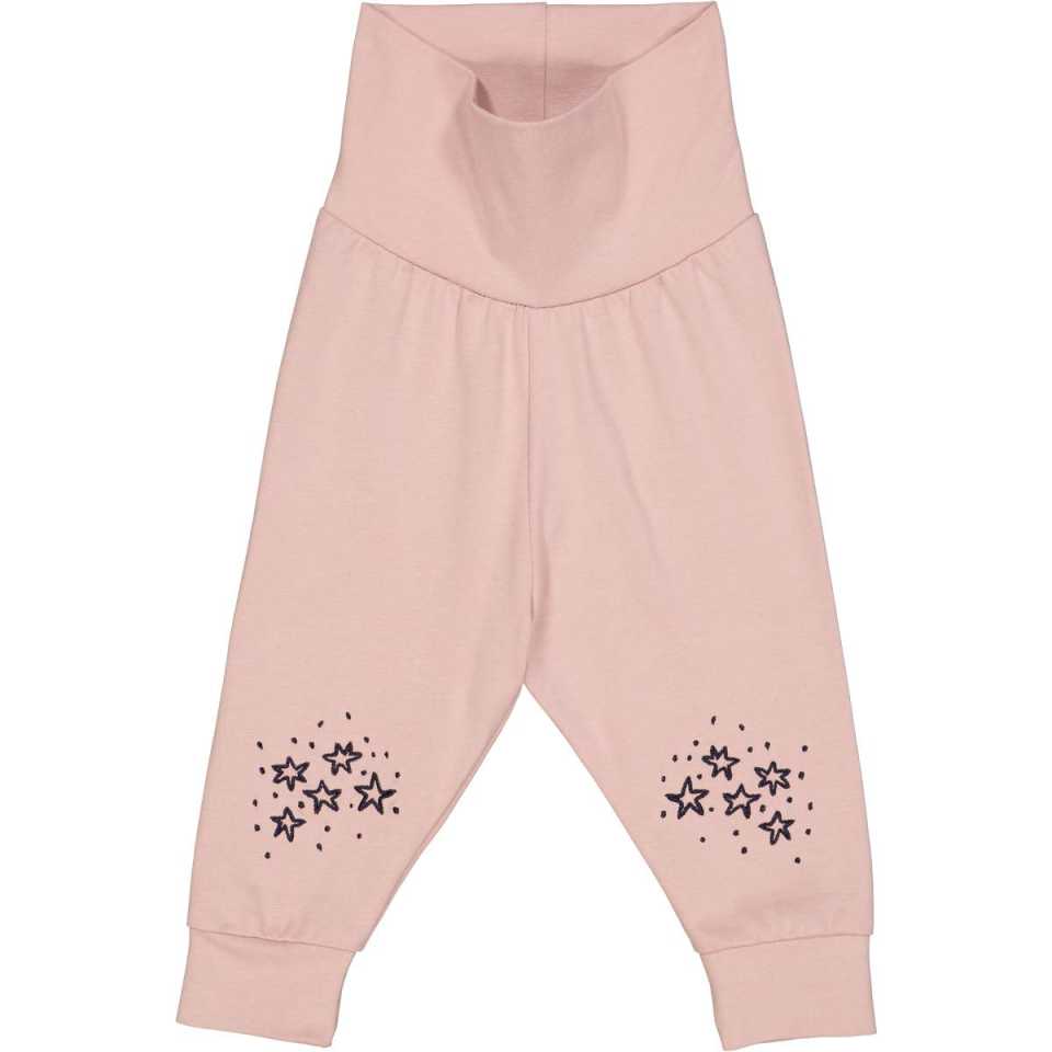 Pantaloni roz închis din bumbac organic