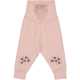 Pantaloni roz închis din bumbac organic