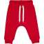 Pantaloni tip trening roșii, pentru bebe – 100% bumbac organic
