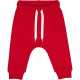 Pantaloni tip trening roșii, pentru bebe – 100% bumbac organic