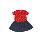 Pantaloni bleu cu imprimeu