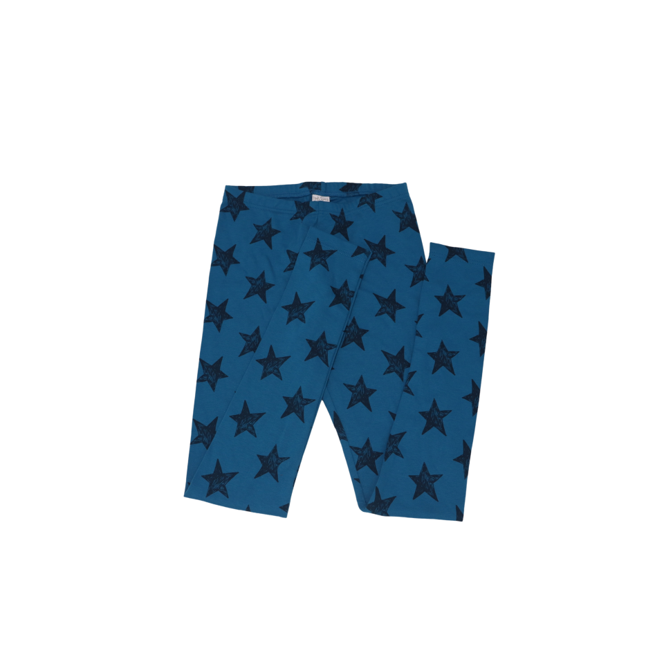 Pantaloni bleumarin cu volănașe