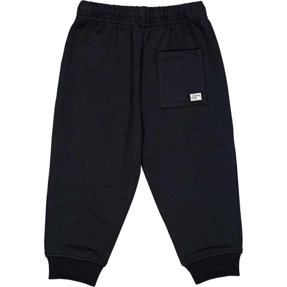 Pantaloni de trening negri pentru bebeluși