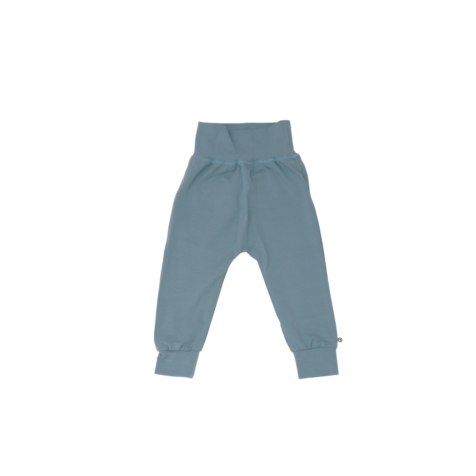 Pantaloni de trening verzi pentru bebeluși