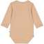 Body simplu, bej, cu mânecă lungă