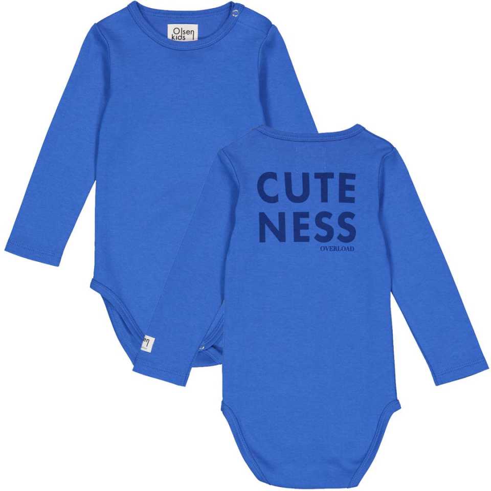 Body Olsen Kids cu mânecă lungă – palace blue