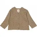 Cardigan tricotat pentru bebeluși, bej caju
