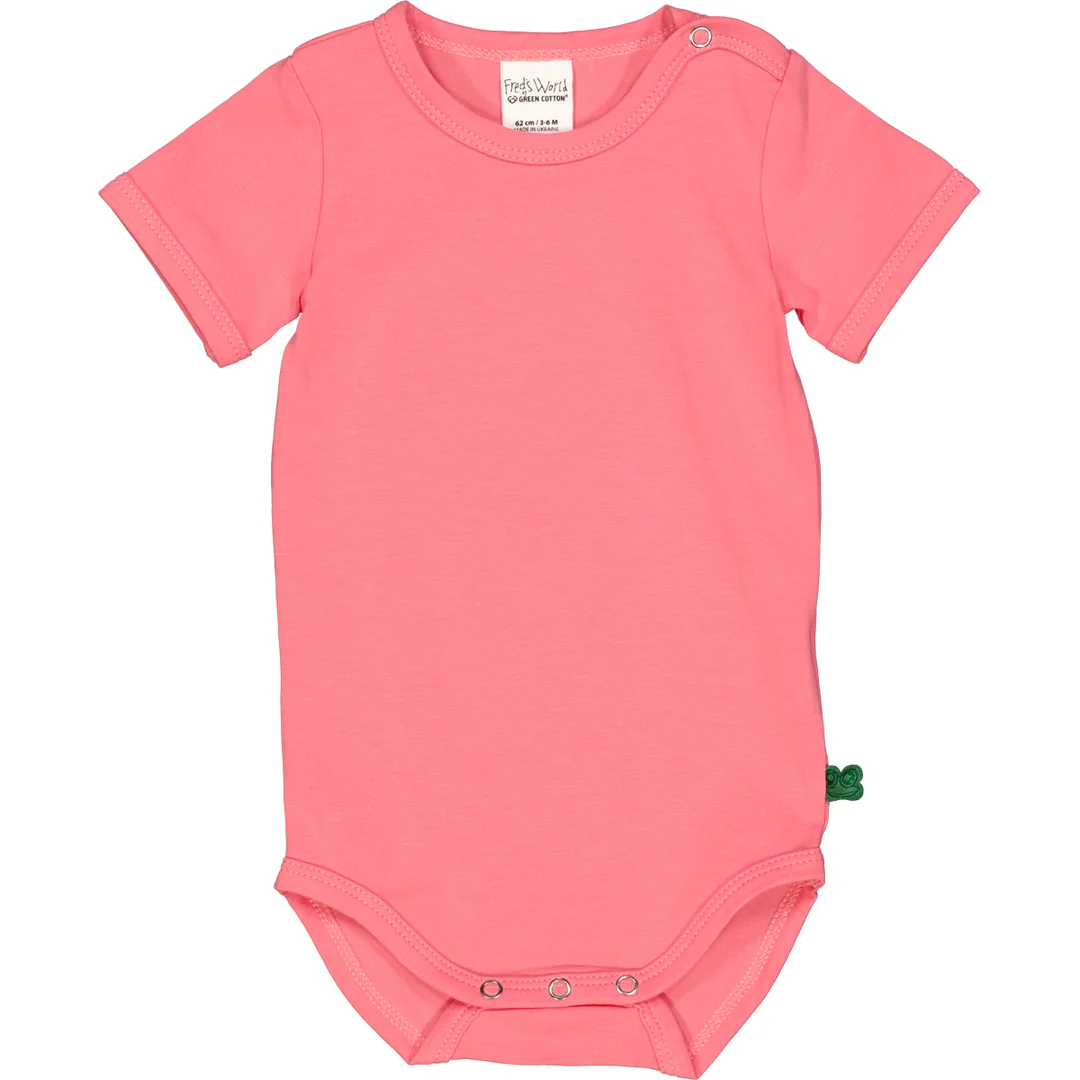 Body Alfa roz cu mânecă scurtă