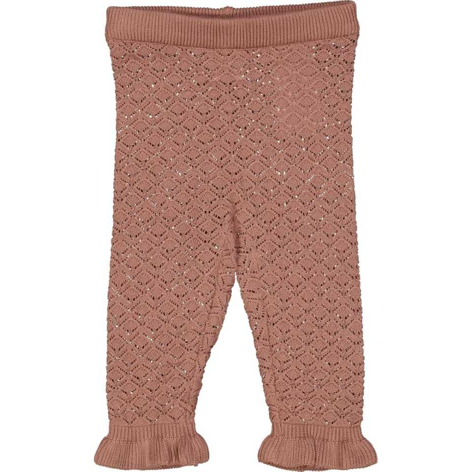 Pantaloni tricotați roz