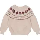 Pulover tricotat jacquard gros