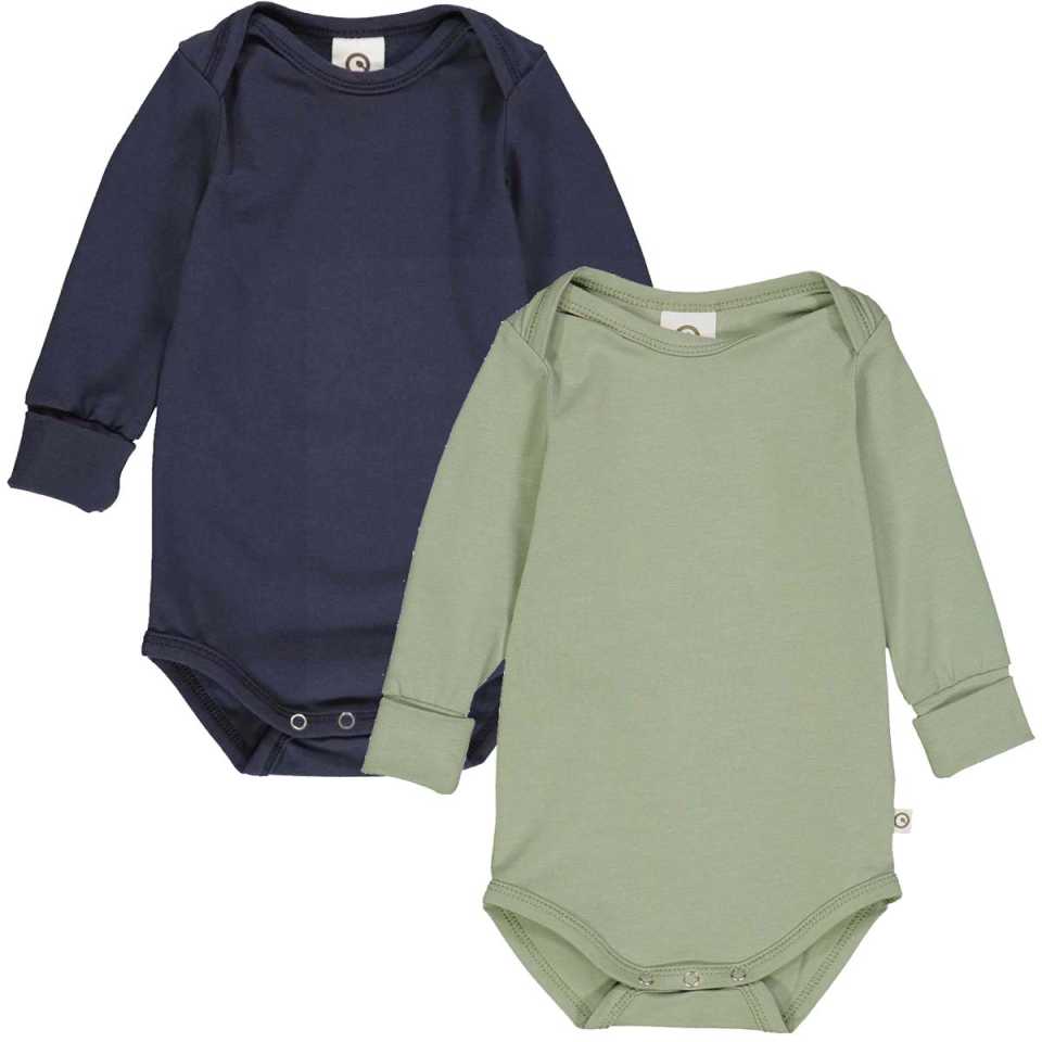 Set 2 body-uri verde și bleumarin, Cozy Me by Müsli