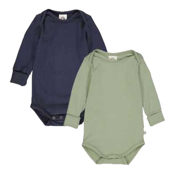 Set 2 body-uri verde și bleumarin, Cozy Me by Müsli