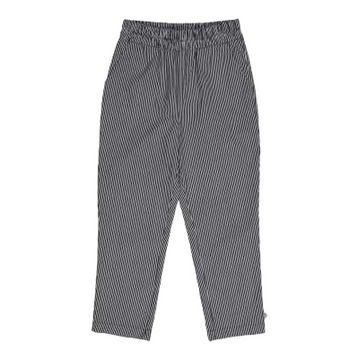 Pantaloni subțiri cu dungi din poplin organic