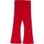 Pantaloni evazați rib – roșu salsa