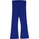 Pantaloni evazați rib – albaștri, din bumbac organic