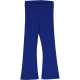 Pantaloni evazați rib – albaștri, din bumbac organic