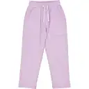 Pantaloni lila din bumbac organic