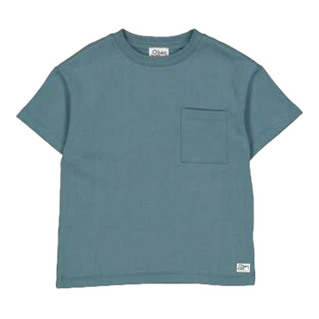 Tricou grosuț albastru – din bumbac organic