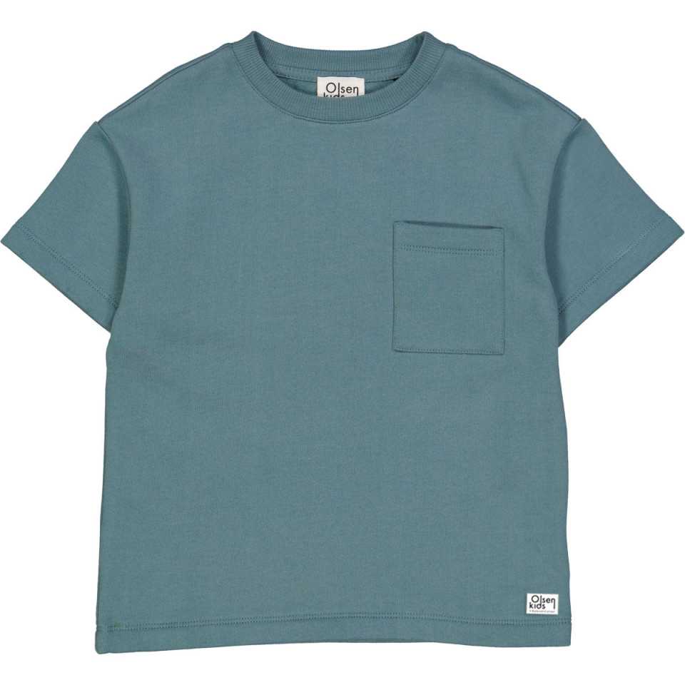 Tricou grosuț albastru – din bumbac organic
