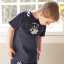 Tricou „Camp Life” – bleumarin, din bumbac organic