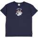 Tricou „Camp Life” – bleumarin, din bumbac organic
