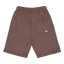Pantaloni scurți grosuți – ceder brown, din bumbac organic