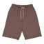 Pantaloni scurți grosuți – ceder brown, din bumbac organic