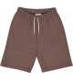 Pantaloni scurți grosuți – ceder brown, din bumbac organic