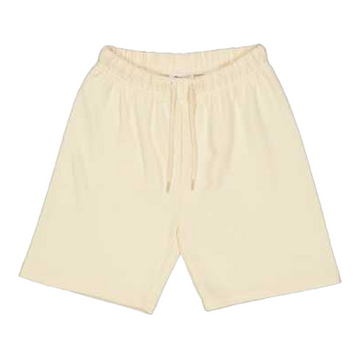 Pantaloni scurți grosuți, ecru, din bumbac organic