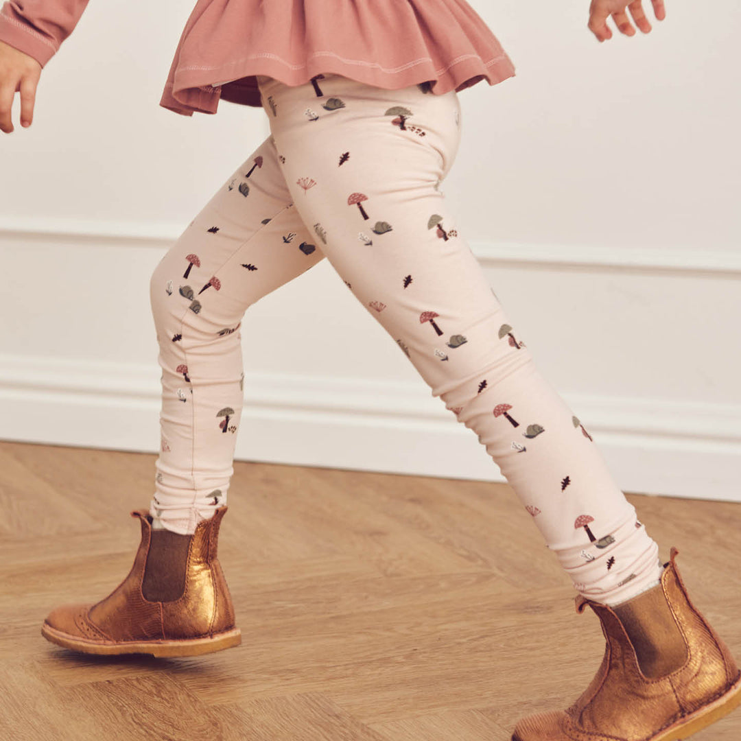 Colanți Botany, roz pal