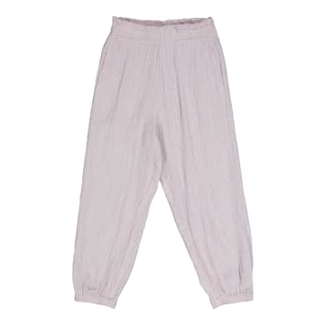 Pantaloni lila din muselină