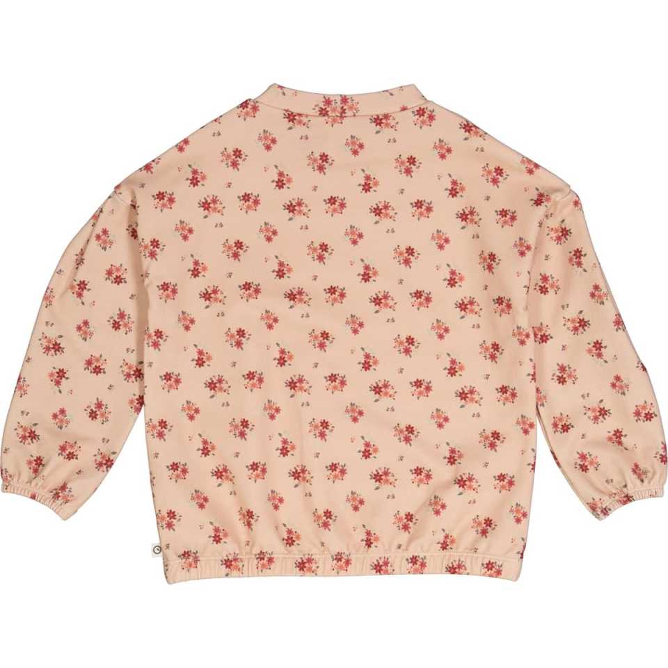 Bluză Dahlia grosuță cu flori din bumbac organic