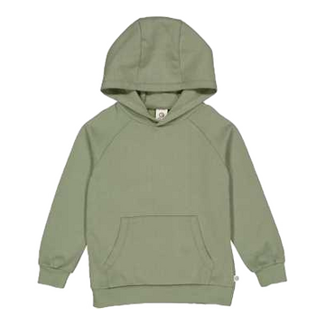 Hoodie grosuț verde, din bumbac organic