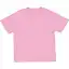 Tricou roz cu buzunar din bumbac organic