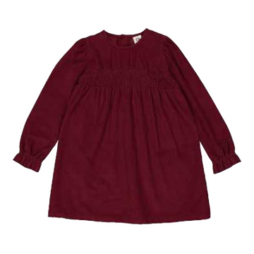 Rochie din catifea reiată cu mânecă lungă Cabernet