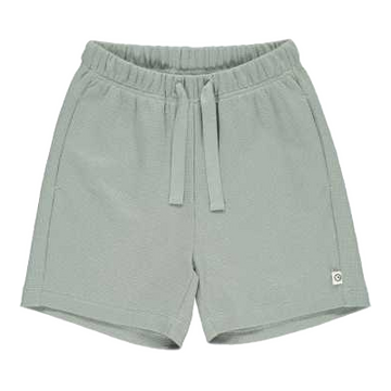 Pantaloni scurți Waffle, verde deschis