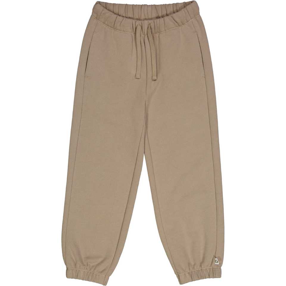 Pantaloni sport, maro, groși, cu buzunare