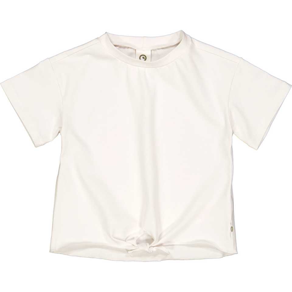 Tricou Cozy Me cu mânecă scurtă și nod în față