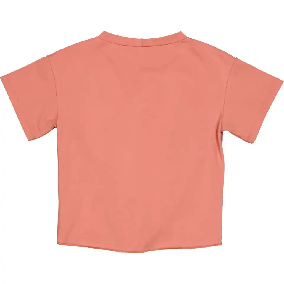 Tricou Cozy Me cu mânecă scurtă și nod