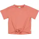 Tricou Cozy Me cu mânecă scurtă și nod