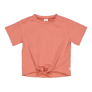 Tricou Cozy Me cu mânecă scurtă și nod