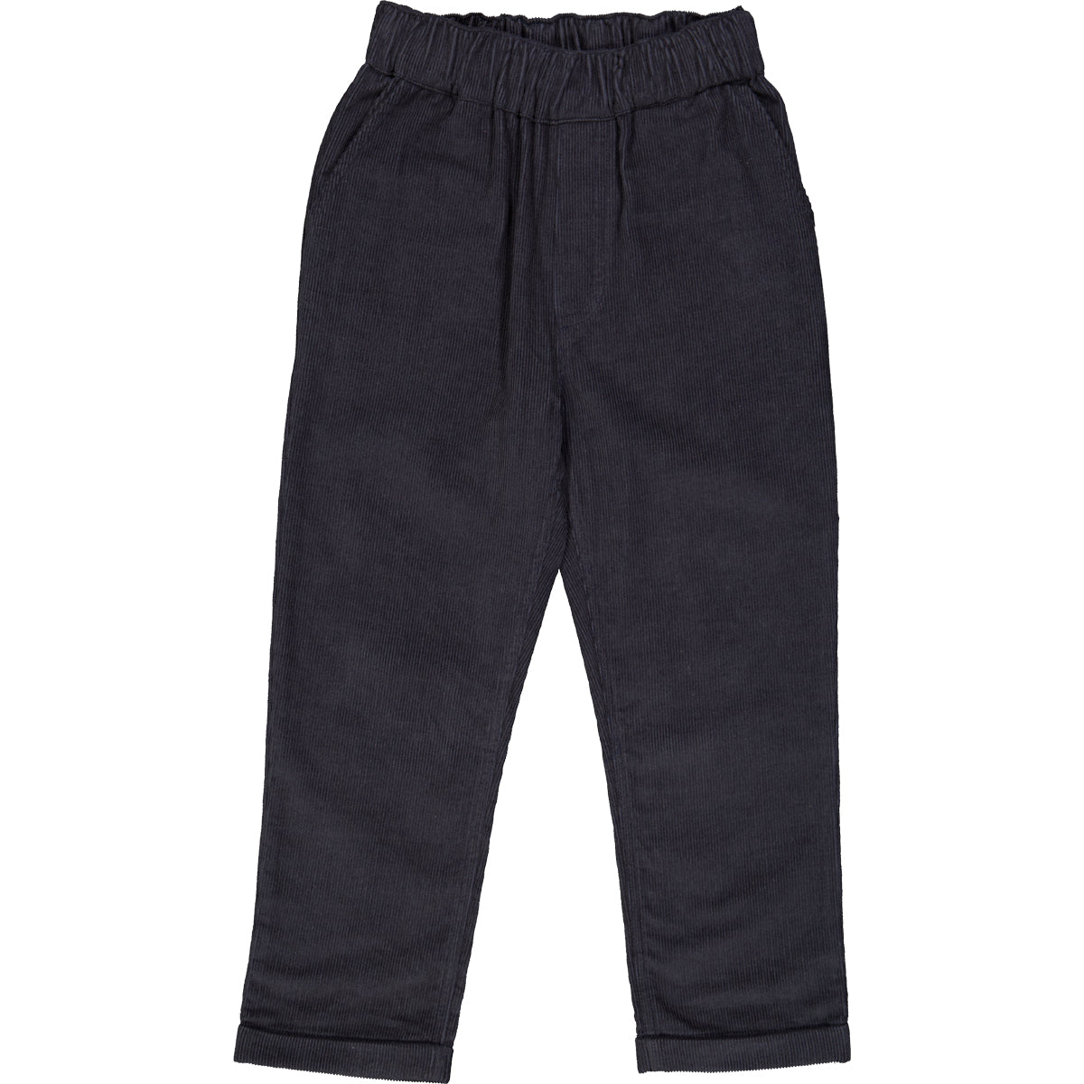Pantaloni chino din reiat, bleumarin