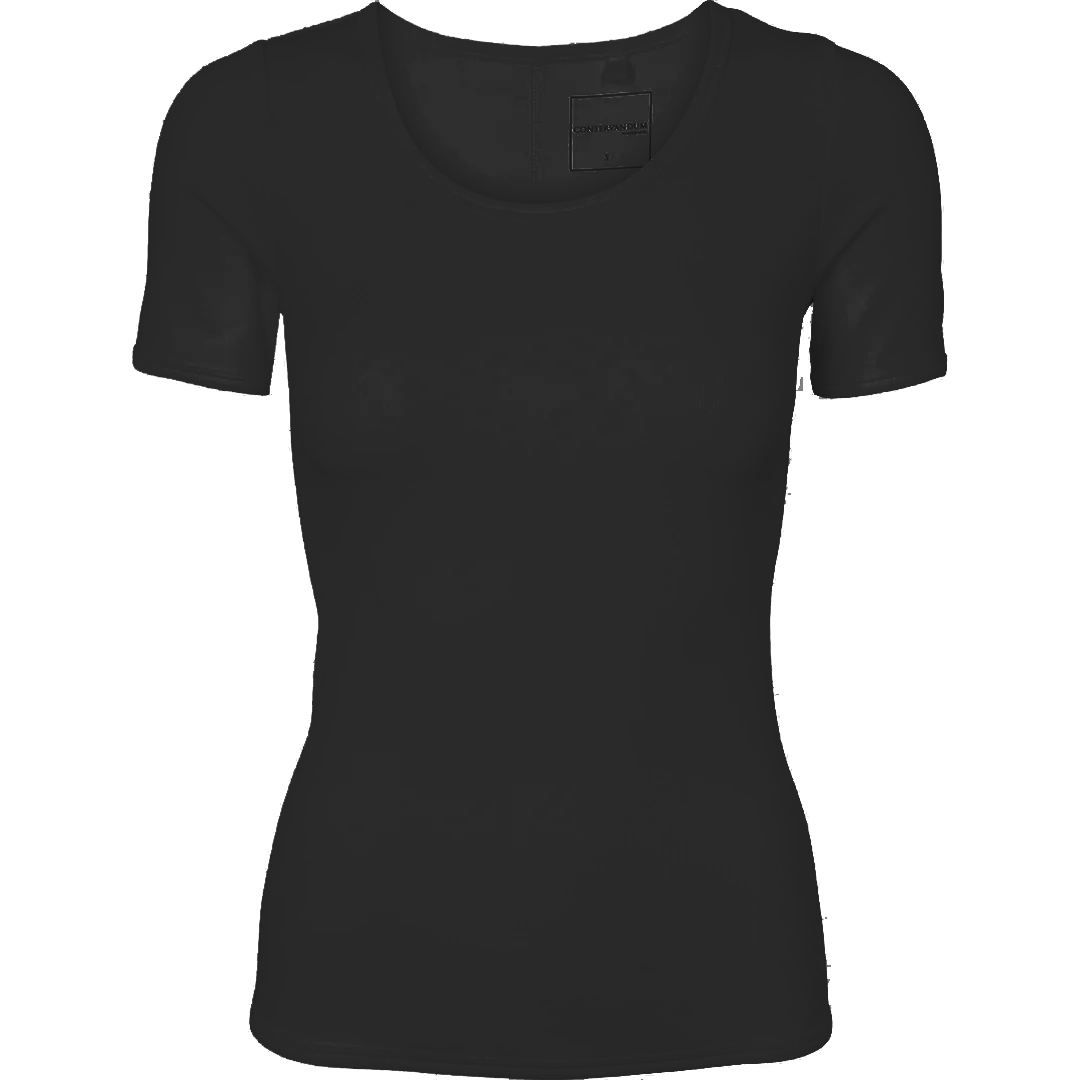 Tricou Calm Rib negru