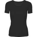 Tricou Calm Rib negru