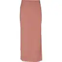Fustă Wave Rib, roz pudrat
