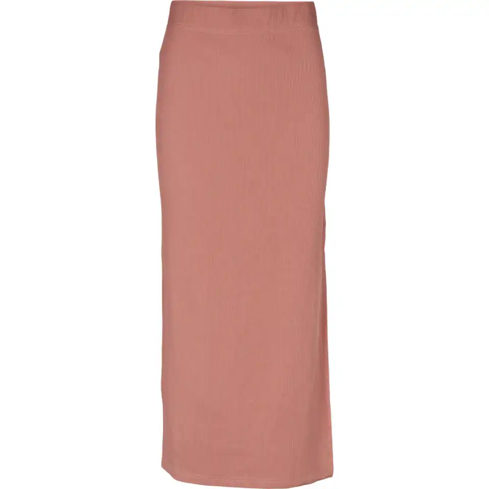 Fustă Wave Rib, roz pudrat
