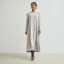 Rochie lungă, gri, din Tencel moale